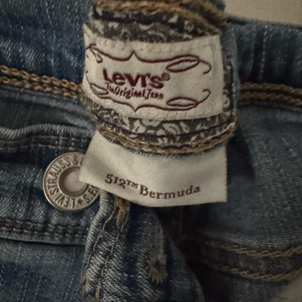Levi's Blue Denim Bermuda Shorts